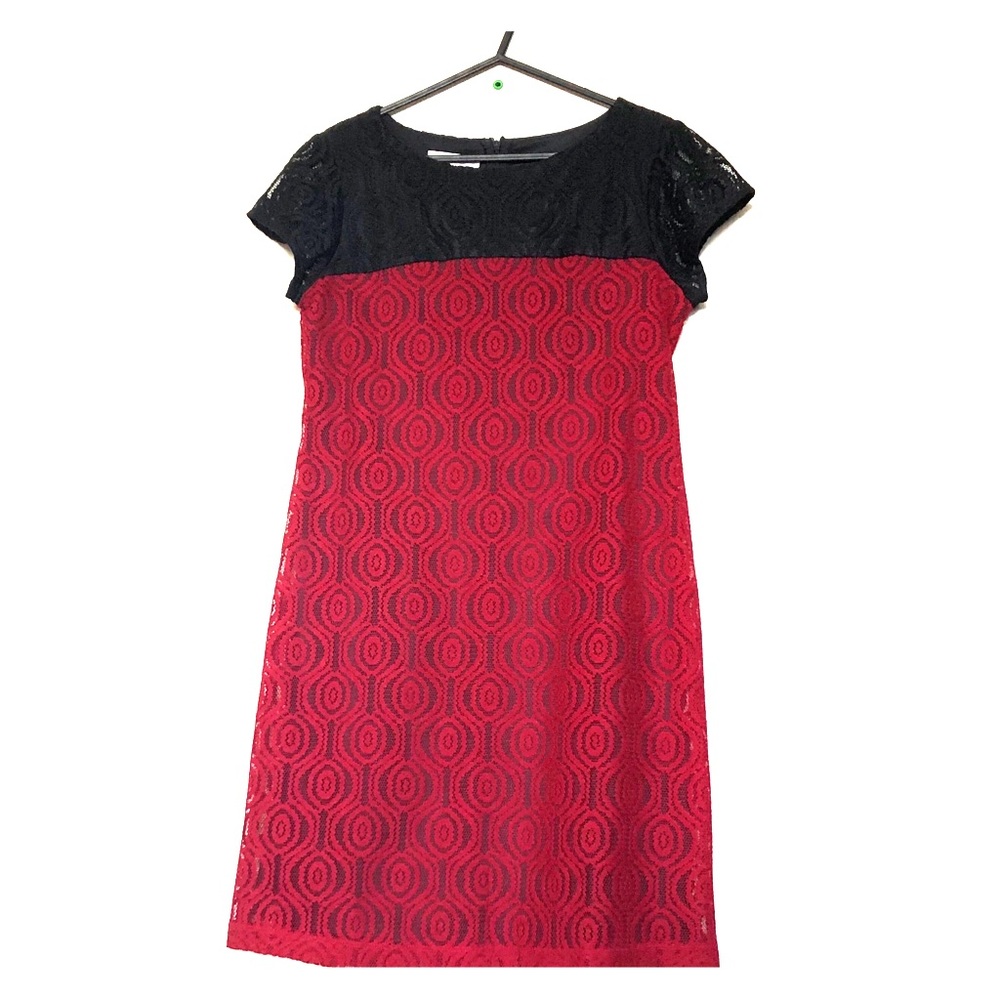Cute red and black dress
